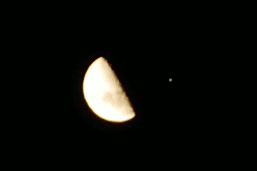 Animation of Lunar Occultation of Jupiter 18 Feb 2013
